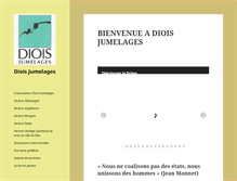 Tablet Screenshot of dioisjumelages.fr